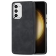 thumbnail image 1 of K-Lion for Samsung Galaxy S22 Slim Case, Premium Vegan Leather Soft TPU Bumper Shockproof Protective Case Anti-Drop Lightweight Skin Feeling Phone Cover for Samsung Galaxy S22 ,Black, 1 of 9