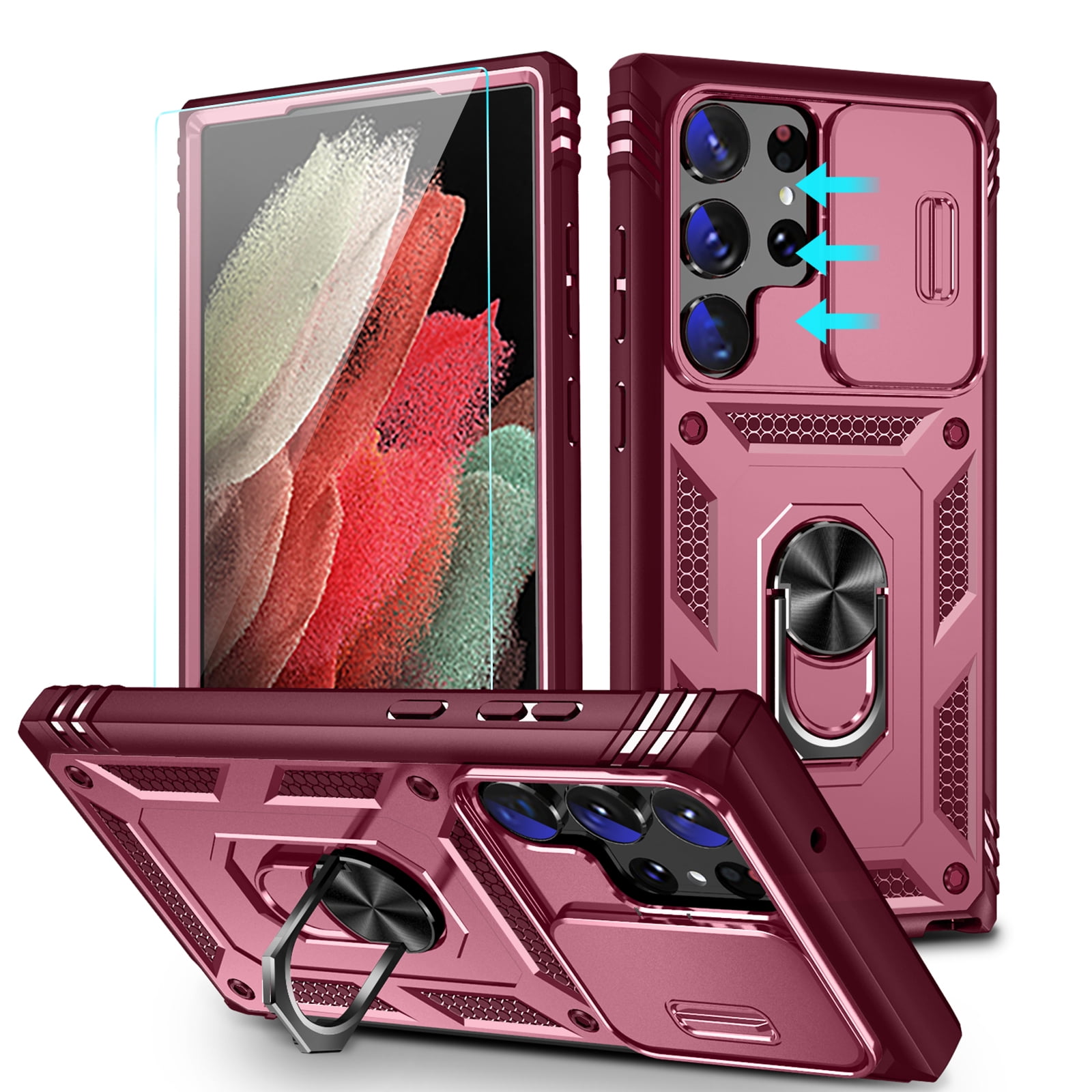 K-Lion for Samsung Galaxy S23 Plus Hard Case with Screen Protector ...