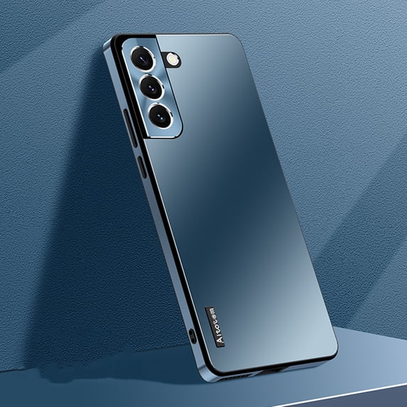 K-Lion for Samsung Galaxy S23+ Slim Matte Case, Micro Frosted Hard PC Back Aluminum Metal Frame All-inclusive Camera Lens Protection Shockproof Anti-Scratch No Fingerprints Ultra-Thin Case, Deep Blue