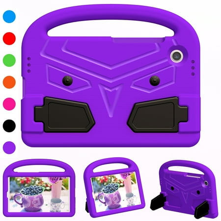 K-Lion for Samsung Galaxy Tab A9 Tablet Case with EVA Foam Handle & Kickstand ,Cute Kids-Friendly Shockproof Protective Case Screen Camera Protection Cover for Samsung Galaxy Tab A9 ,Purple