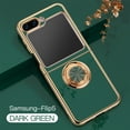 thumbnail image 1 of K-Lion for Samsung Galaxy Z Flip 5 Slim Fit Case ,Ring Holder Shockproof Ultra Thin Kickstand Magnetic Case Support Car Mount Non-Slip All-Inclusive Phone Case for Samsung Galaxy Z Flip5, Green, 1 of 10