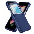thumbnail image 1 of K-Lion for Samsung Galaxy Z Flip5 Rugged Case,Built-in Retractable Sliding Hinge Protection Shockproof Anti-Scratch Case, + 1 Pack Small Screen Protector for Galaxy Z Flip5 2023,Blue, 1 of 7
