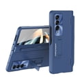 thumbnail image 1 of K-Lion for Samsung Galaxy Z Fold 4 Full Body Case, Built-in Screen Film Hidden Kickstand Hinge Protection Pen Slot eith Writing Stylus All-inclusive Protection Shockproof Case for ZFold4,Blue, 1 of 11