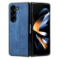 thumbnail image 1 of K-Lion for Samsung Galaxy Z Fold 5 Premium PU Leather Case,Luxury Embossed Pattern Full Body Protection Case Shockproof Scratch-Resistant Cover Support Wireless Charging for Samsung Z Fold 5, Blue, 1 of 10