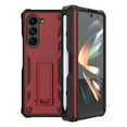 thumbnail image 1 of K-Lion for Samsung Galaxy Z Fold 5 Rugged Case with Belt Clip, Hinge Protection S Pen Slot Non-Slip Case Heavy Duty Hybrid Shockproof Phone Cover with Kickstand for Galaxy Z Fold5,Red, 1 of 7