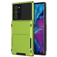 thumbnail image 1 of K-Lion for Samsung Galaxy Note20 Ultra Case with Card Holder, Hybrid Shockproof Rugged Protective Case for Samsung Note 20 Ultra,Green, 1 of 7