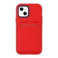 thumbnail image 1 of K-Lion for iPhone 14 Hybrid Slim Case with Card Slot Shockproof Scratch Resistant Full Body Protective Case Cover for iPhone 14,Red, 1 of 5