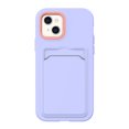 thumbnail image 1 of K-Lion for iPhone 14 Plus Hybrid Slim Case with Card Slot Shockproof Scratch Resistant Full Body Protective Case Cover for iPhone 14 Plus,Purple, 1 of 6