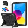 thumbnail image 1 of K-Lion for iPad 10th Generation 10.9" (2022) Rugged Hybrid Case with Hidden Kickstand Pencil Holder Soft Silicone Hard PC Scratch Resistant Shockproof  Kids Case For iPad 10.9" 10th Gen 2022,A, 1 of 9