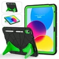 thumbnail image 1 of K-Lion for iPad 10th Generation 10.9" (2022) Rugged Hybrid Case with Hidden Kickstand Pencil Holder Soft Silicone Hard PC Scratch Resistant Shockproof  Kids Case For iPad 10.9" 10th Gen 2022,B, 1 of 9