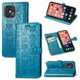 thumbnail image 1 of K-Lion for iPhone 11 Pro Max Wallet Case,Cute Luxury Embossed Animal Pattern PU Leather Card Holder Flip Folio Case Shockproof Kickstand Full Protection Phone Cover for Women Girls,Blue, 1 of 1