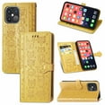 thumbnail image 1 of K-Lion for iPhone 11 Pro Wallet Case,Cute Luxury Embossed Animal Pattern PU Leather Card Holder Flip Folio Case Shockproof Kickstand Full Protection Phone Cover for Women Girls,Yellow, 1 of 1
