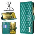 thumbnail image 1 of K-Lion for iPhone 12 Mini Wallet Case for Women Girls,Luxury Elegant Zipper Pu Leather Card Slots Holder Shockproof Case Kickstand Full Phone Cover for iPhone 12 Mini,Green, 1 of 5