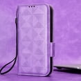 thumbnail image 1 of K-Lion for iPhone 14 6.1 Inch Flip Wallet Cover Case, Premium PU Leather Soft TPU Built-in Magnet Closure Card Slots Holder Raised Frame Full Protection Shockproof Case with Wrist Strap,Purple, 1 of 6