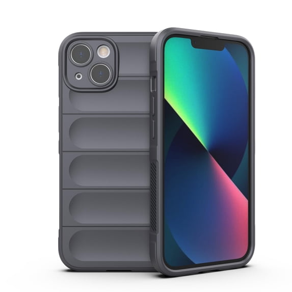 K-Lion for iPhone 14 6.1 Inch Slim Case, Luxury Fashion Soft TPU Raised Frame Camera Lens Protection Shockproof Scratch Resistant Anti-Drop Lightweight Ultra Thin Case for iPhone 14,Darkgray
