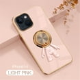 thumbnail image 1 of K-Lion iPhone 14 Plus Plating Case Cover for Women Girls Teen, Soft TPU Shock-absorbing Corner Protection Drop Proof Electroplated Edge Bumper Astronaut Shell Cover for Apple 14 Plus 6.7 inch, Pink, 1 of 9
