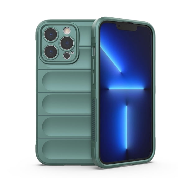 K-Lion for iPhone 14 Pro Max 6.7 inch Ultra-Thin Case, Raised Frame Camera Lens Protection High Quality Soft TPU Anti-Drop Shockproof Slim Case for iPhone 14 Pro Max,Darkgreen