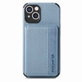 thumbnail image 1 of K-Lion for iPhone 14 Wallet Case Stylish Weaving Pattern with RFID Blocking Card Slots Kickstand Function Magnetic Shockproof Protective Purse Case for iPhone 14,Blue, 1 of 7