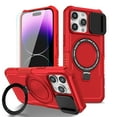 thumbnail image 1 of K-Lion for iPhone 15 Pro Case with Screen Protector,Mag Safe Magnetic Ring Holder Stand Shockproof Protective Case Military Grade Drop Protection Bumper Cover Case for iPhone 15 Pro,Red, 1 of 10