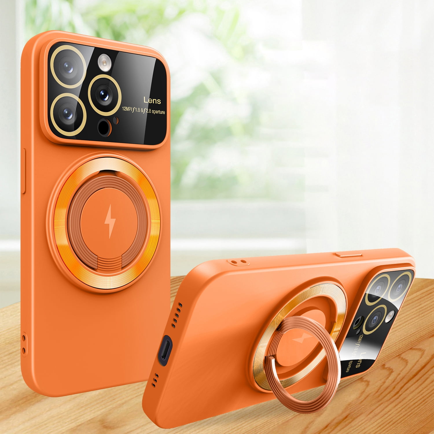 For IPhone 15 Pro Transparent Case With Camera Lens Protector, Compatible With MagSafe, Built-in - Foto 9