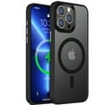 thumbnail image 1 of K-Lion for iPhone 15 Pro Max Slim Case ,Fashion Mag Safe Magnetic Matte Shockproof Protective Case Lightweight Anti-Scratch Translucent Phone Cover Compatible with iPhone 15 Pro Max, Black, 1 of 6