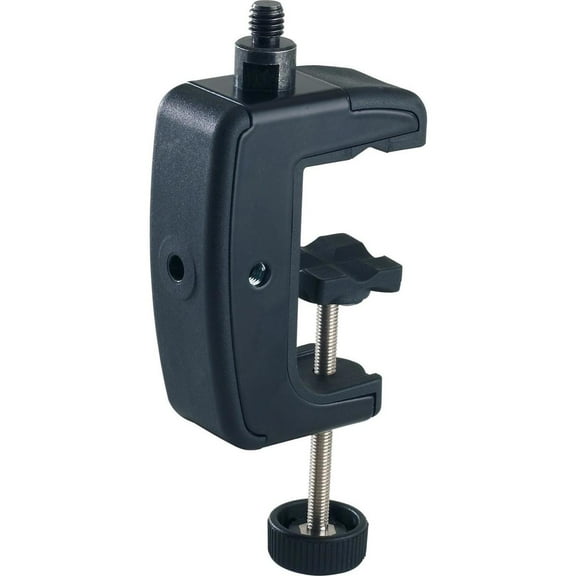 K&M 23720 Table Clamp, 5/8" Threaded Connector, Black