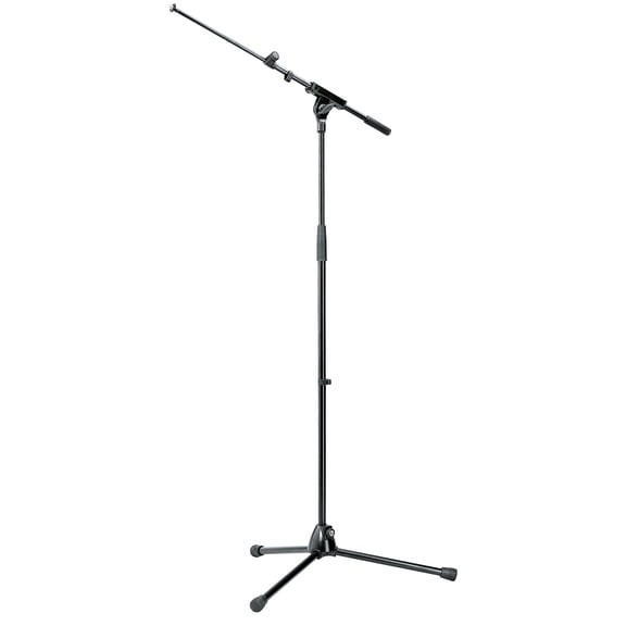 K & M Microphone Stand w/telescopic boom arm