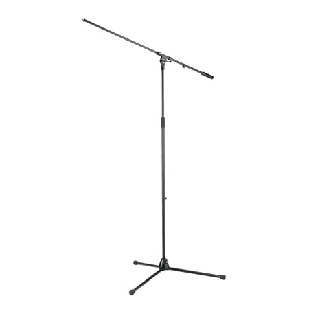 K&M Overhead Extra Tall Boom Microphone Stand - Black
