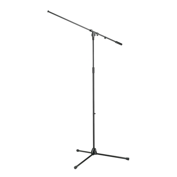 K&M Overhead Extra Tall Boom Microphone Stand - Black