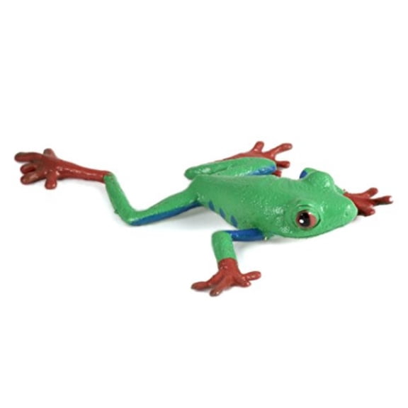 k&m red-eyed tree frog plastic 3 inches length - f4406 b9