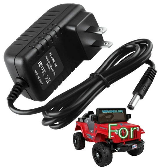 K-MAINS 12V Charger Compatible With Kids Ride On Car Wrangler SUV Toy Vehicle Power Adapter