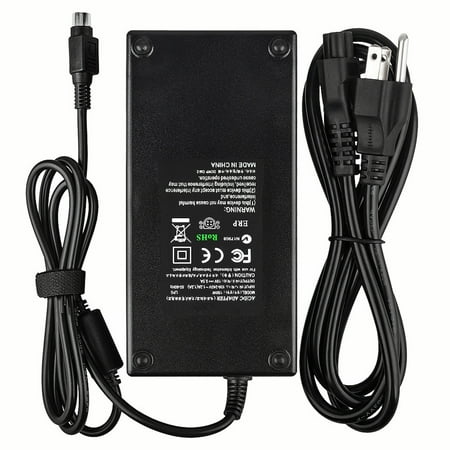 K-MAINS 180W AC Power Adapter Cord Replacement for Toshiba Qosmio PQX32U-04M032 PQX32U-059RL1 Mains