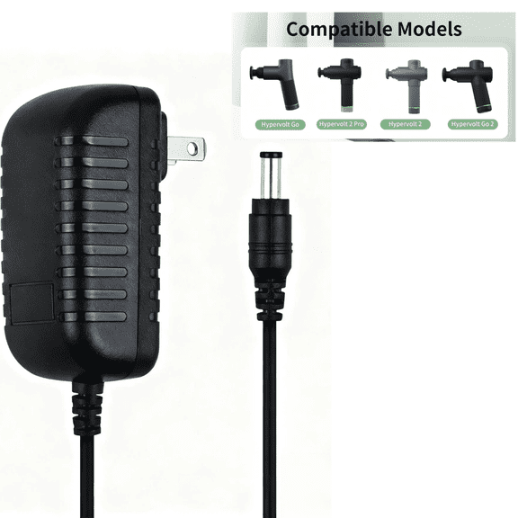 K-MAINS 18V Charger Compatible With Hyperice Gun,Hypervolt 2 Pro,Go,2 53200 038-00,Vyper 3