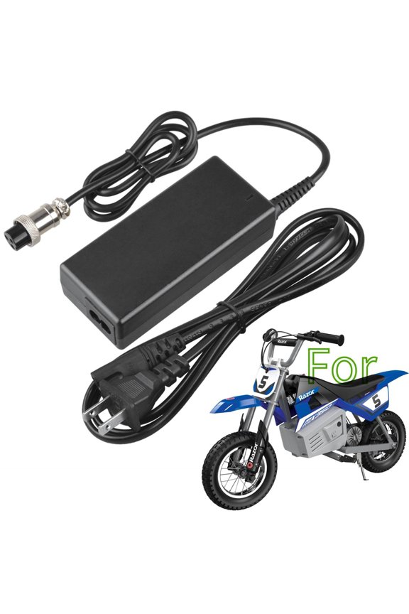 24V 2A AC Adapter Compatible With Razor ZR350 Electric Motorcycle Battery Charger Power PSU