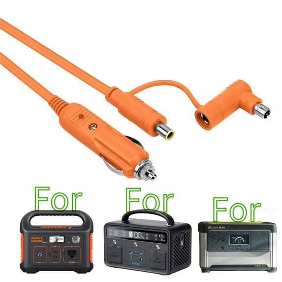 K-MAINS 2M 12V/24V Car Charger Cable 14AWG DC7909+8020 Comaptible With Jackery/Bluetti/Anker/GRECELL