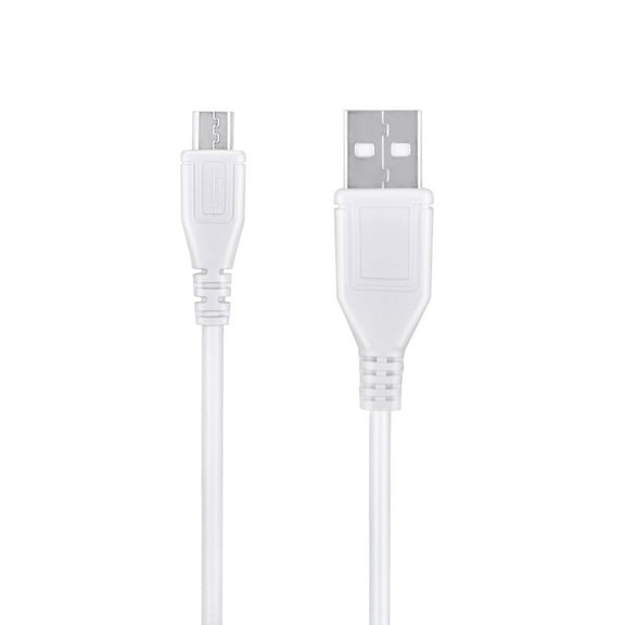 K-MAINS 3.3ft White Micro USB 2.0 A to Micro USB B 5-Pin Replacement for M/M Laptop PC Data Sync Cable Lead Charger Cord