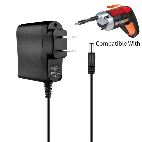 K-MAINS 5V Charger Adapter Compatible With WORX 4V Cordless Drill Screwdriver SD XTD Driver