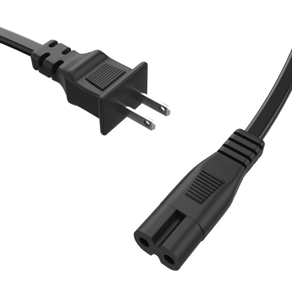 K-MAINS 5ft AC Power Cord Cable Compatible With Technics SL-D35 SL-D3U SL-J33 SL-L20 SL-L25 2-Prong