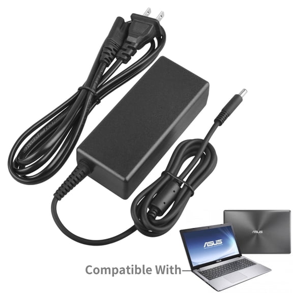 Kybate 65W Laptop AC Adapter Charger Compatible With Asus K55A K53E X55A X75A N56VM