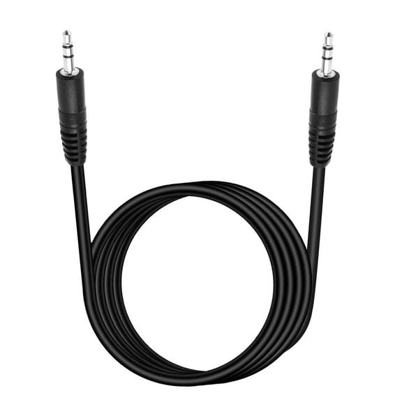 K-MAINS 6ft Black Premium 3.5mm 1/8" Audio AUX Line-In Cable Lead Cord Replacement for Vizio Sound Bar Wireless Speaker