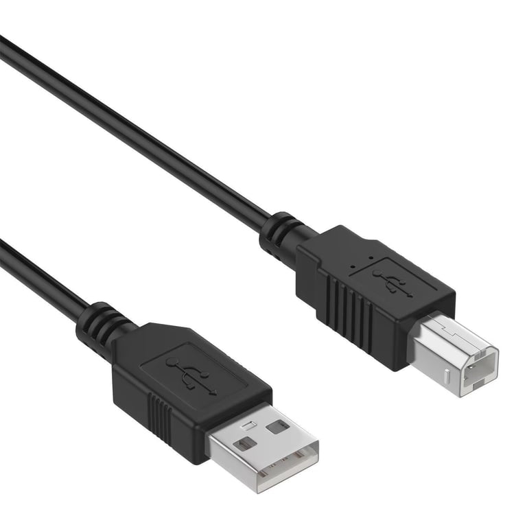 K-MAINS 6ft USB 2.0 Printer Cable Cord Compatible With Epson