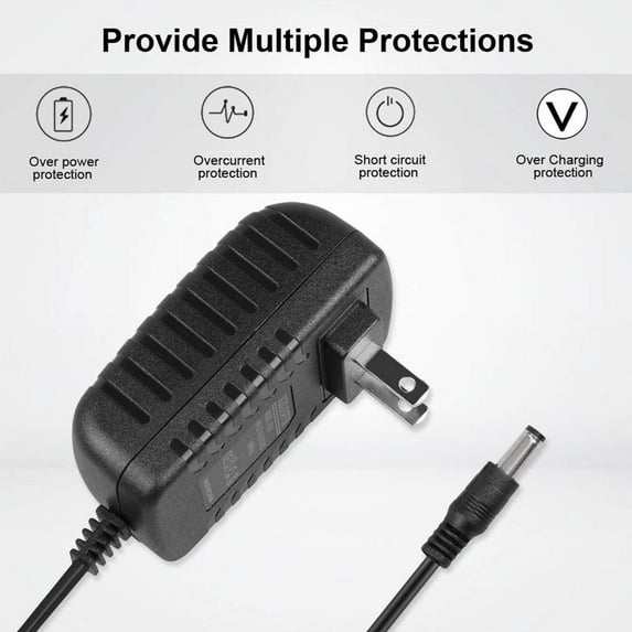 K-MAINS 8.5V Adapter Replacement for Hurricane SpinScrubber Spin Scrubber Brush Power Supply Charger