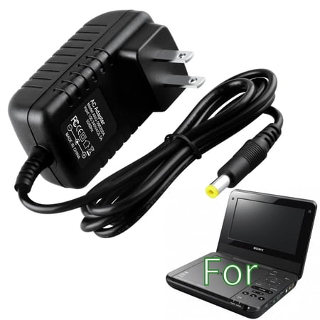 K-MAINS 9.5V Charger Compatible With DVP-FX750/P Portable DVD Player AC Adapter Power Cord