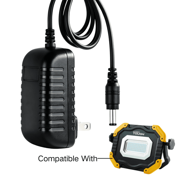 Kybate 9V AC/DC Adapter Compatible With Hyper Tough 7047 HT7047 5000 Lumens LED Rechargeable Work Light