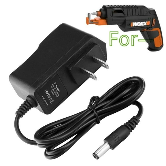 K-MAINS AC Adapter Charger Comaptible With WORX WX255L WX255L.2 SD Slide Driver Power Supply Mains