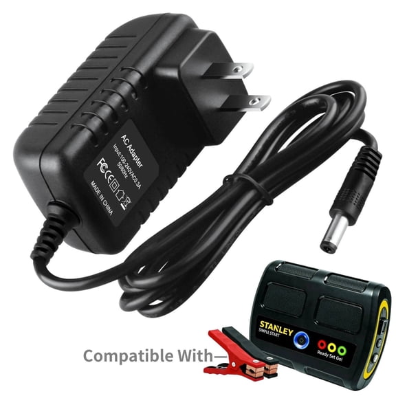 Kybate AC Adapter Charger Compatible With Stanley Simple Start P2G7S Car Jump Starter