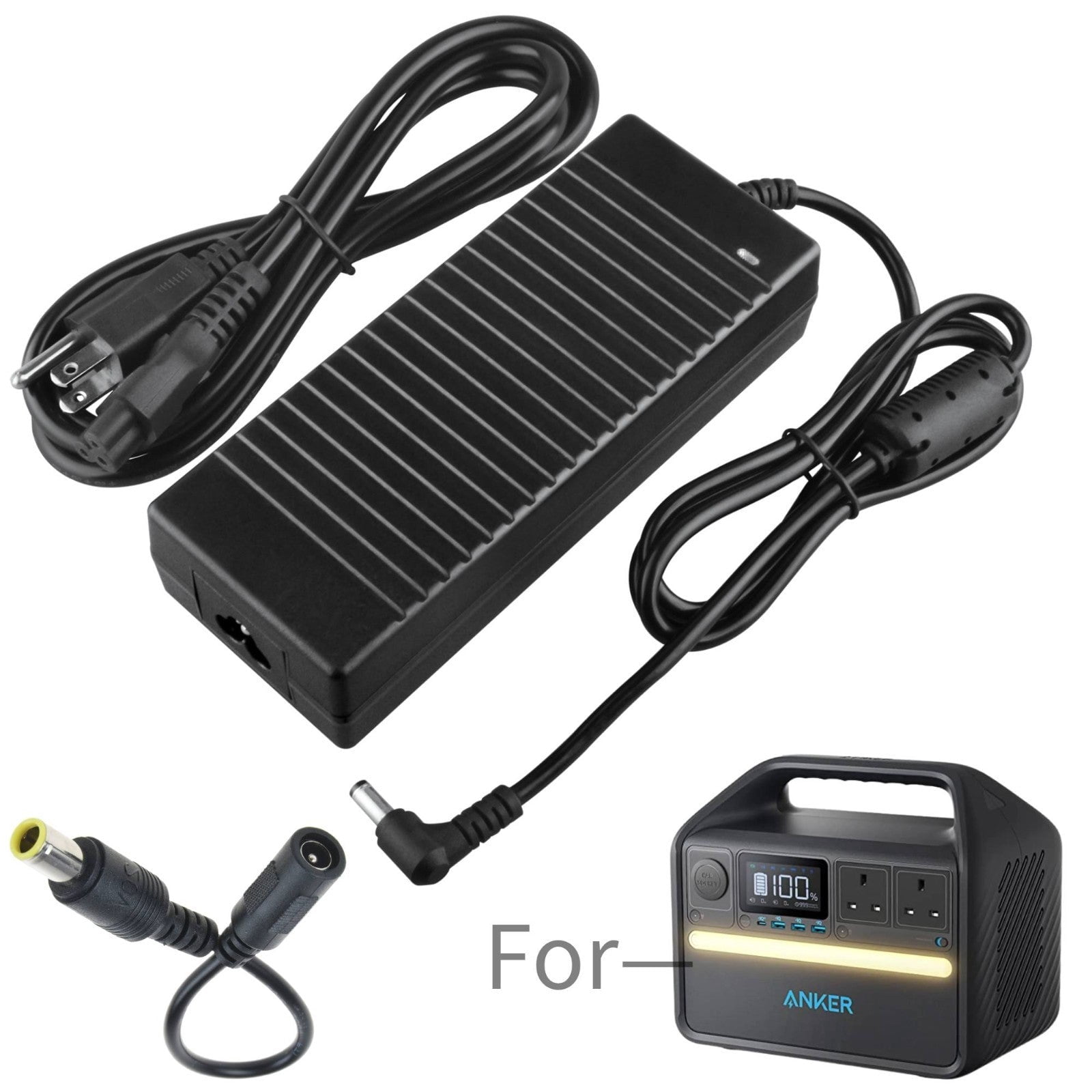 K-MAINS AC Adapter Power Supply Compatible With Anker 535 PowerHouse A1751