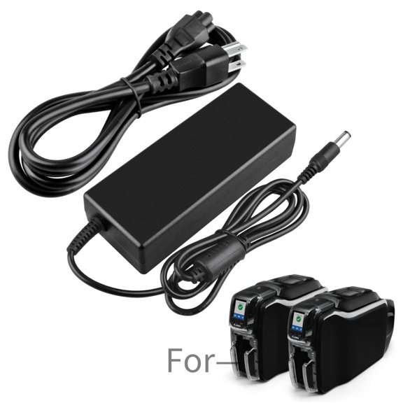 K-MAINS AC Adapter Power Supply Compatible With Zebra ZC350 ID Card Printer