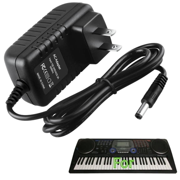 K-MAINS AC/DC Adapter Charger Compatible With Optimus MD-1200 Cat. No. 42-4041 Keyboard Power Supply