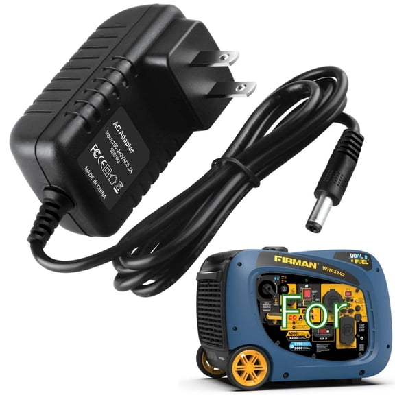 K-MAINS AC/DC Adapter Compatible With Firman WH03242 12V 5.5Ah Lead Acid Battery Generator Charger